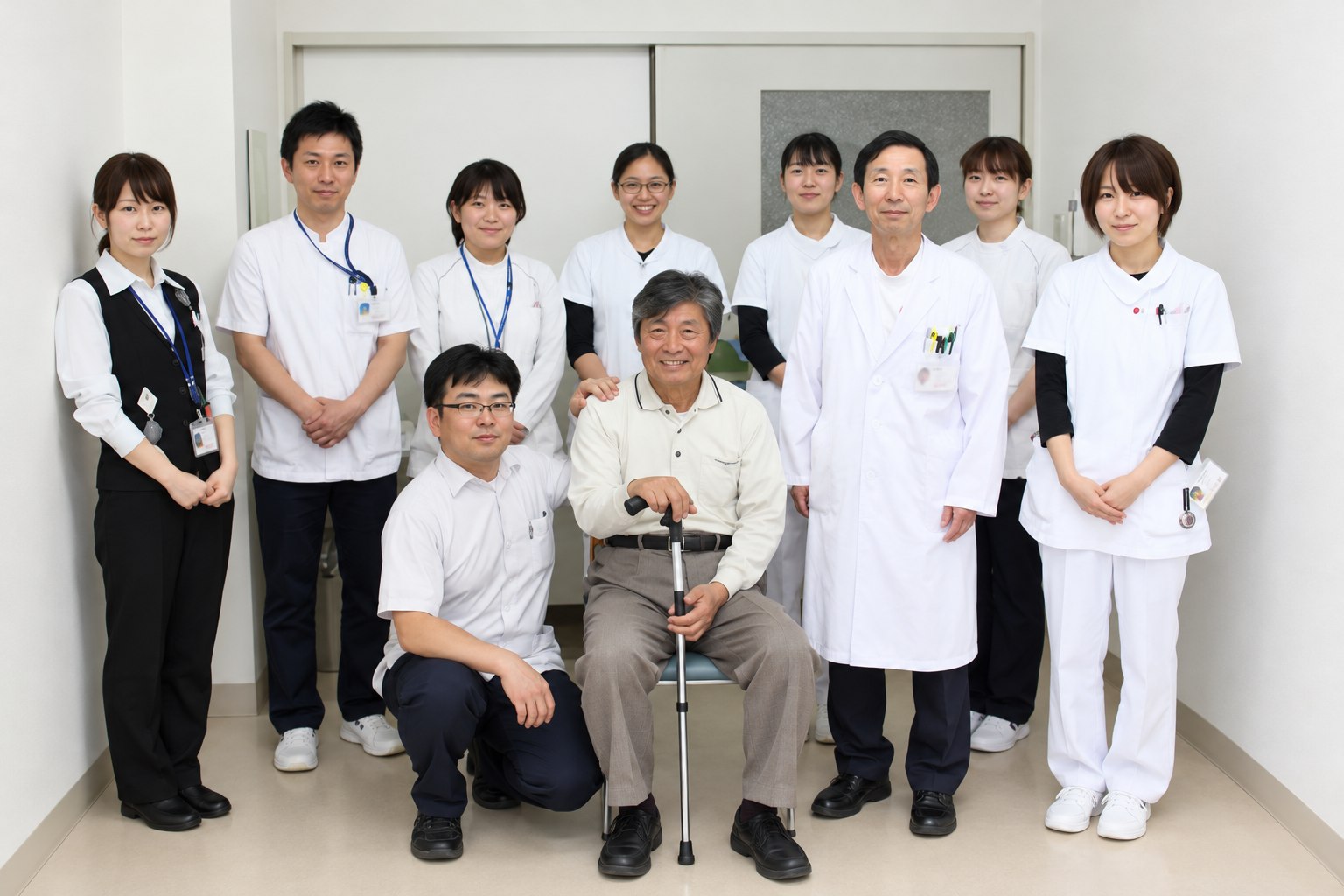 退院を支援する医療スタッフ
